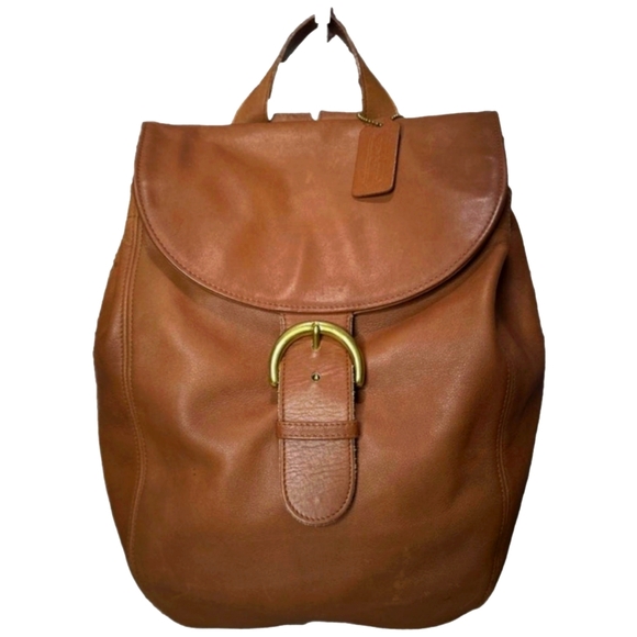 Coach 4134 Vintage Honey Leather Bantam Backpack - Picture 2 of 11